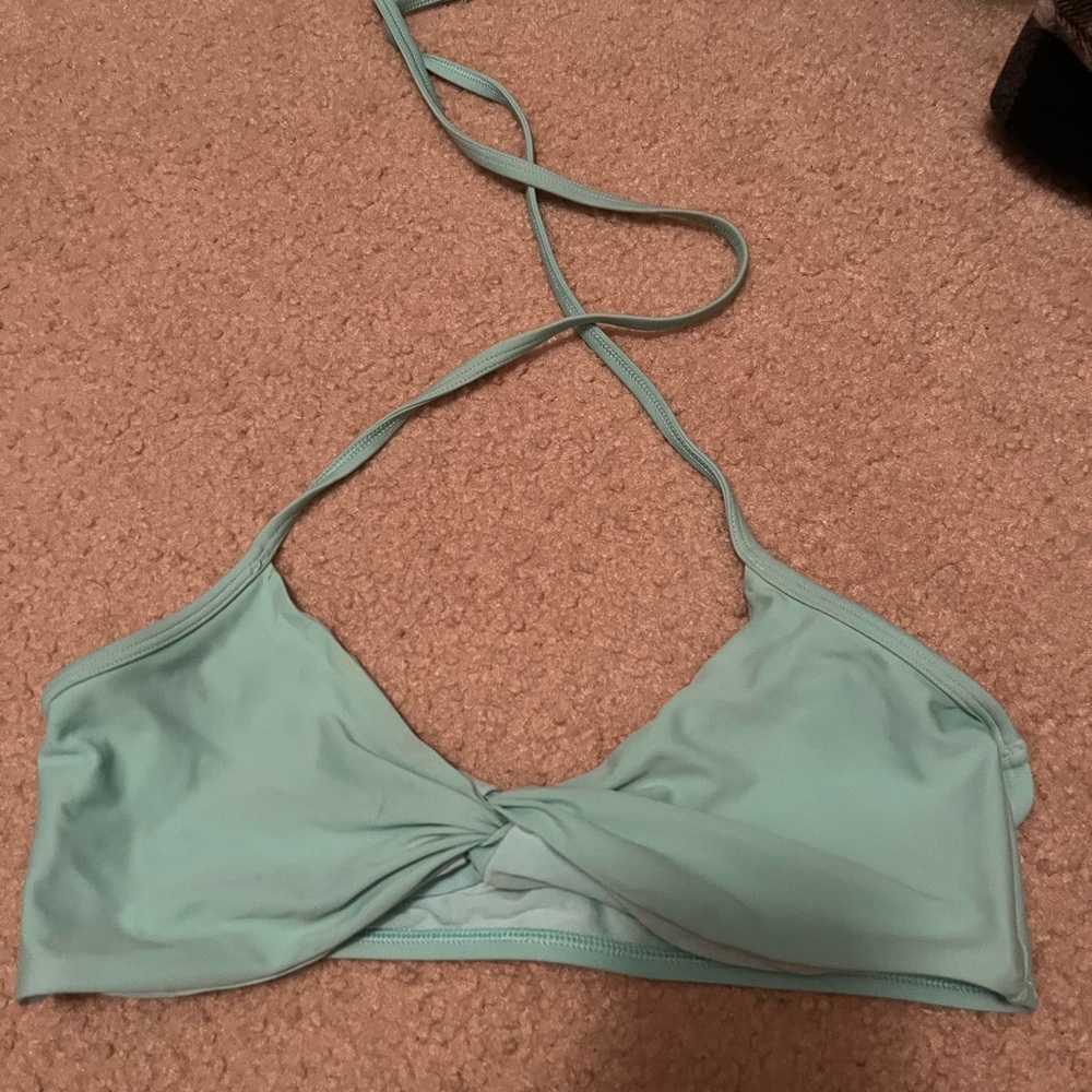 Light blue bikini top
